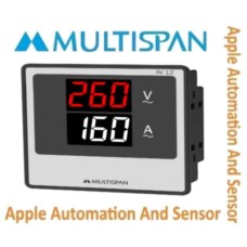 AV-12 Multispan Digital Ampere + Volt Meter